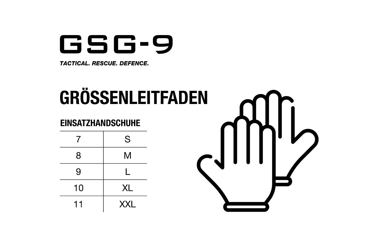 GSG-9 TS1 Schießhandschuhe - Einsatzhandschuhe