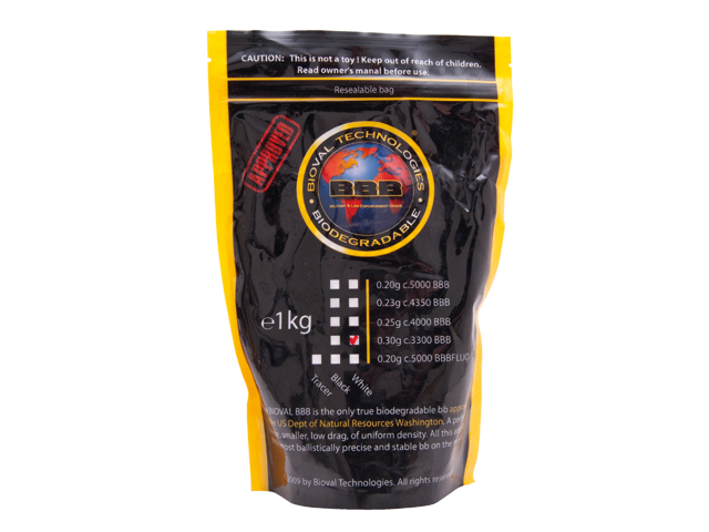 GSG Bioval 6mm BIO BBs Weiß 0,30 g 3.300 Stück GSG Bioval 6mm BIO BBs Weiß 0,30 g 3.300 Stück