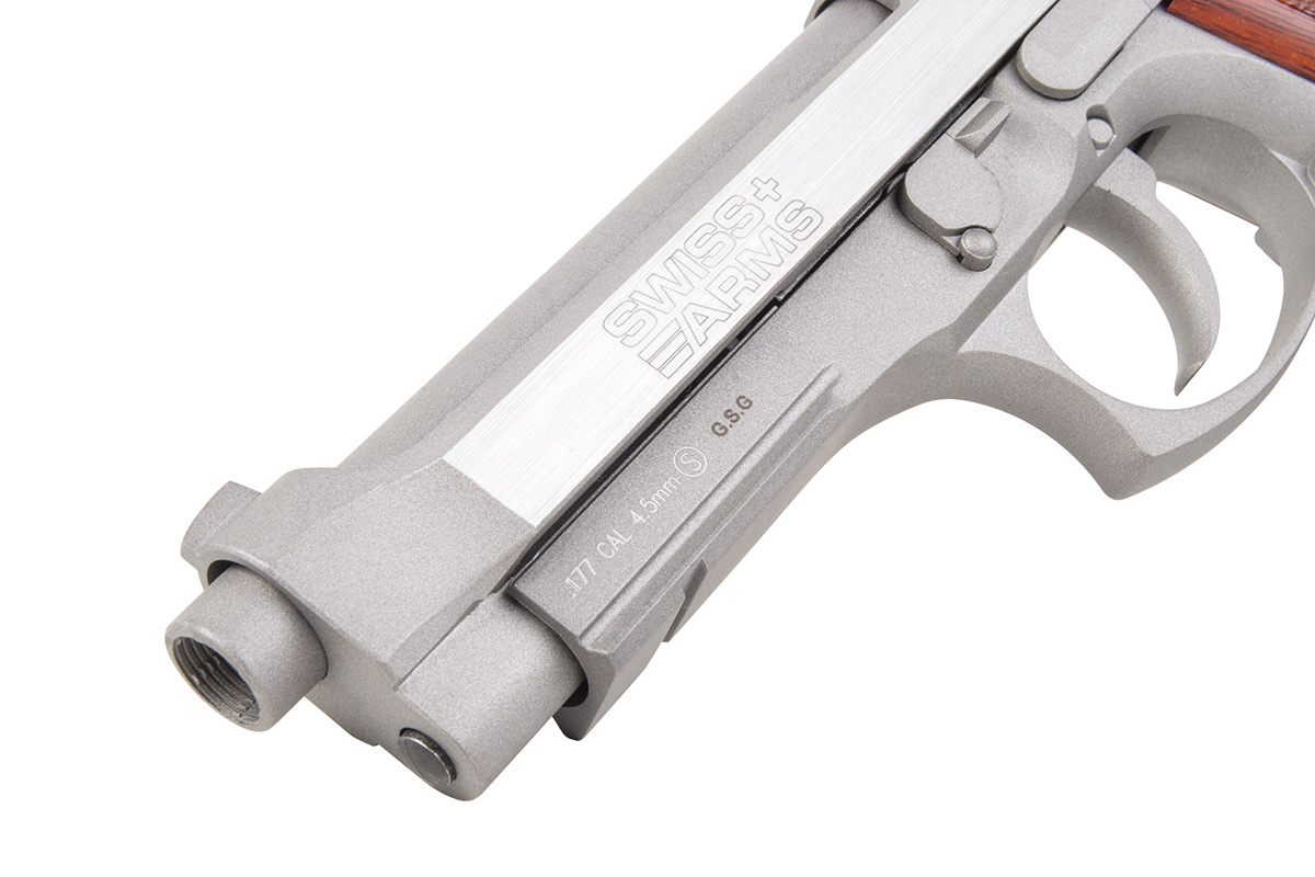 Swiss Arms SA92 Stainless 4,5mm BB - Druckluft Co2 BlowBack