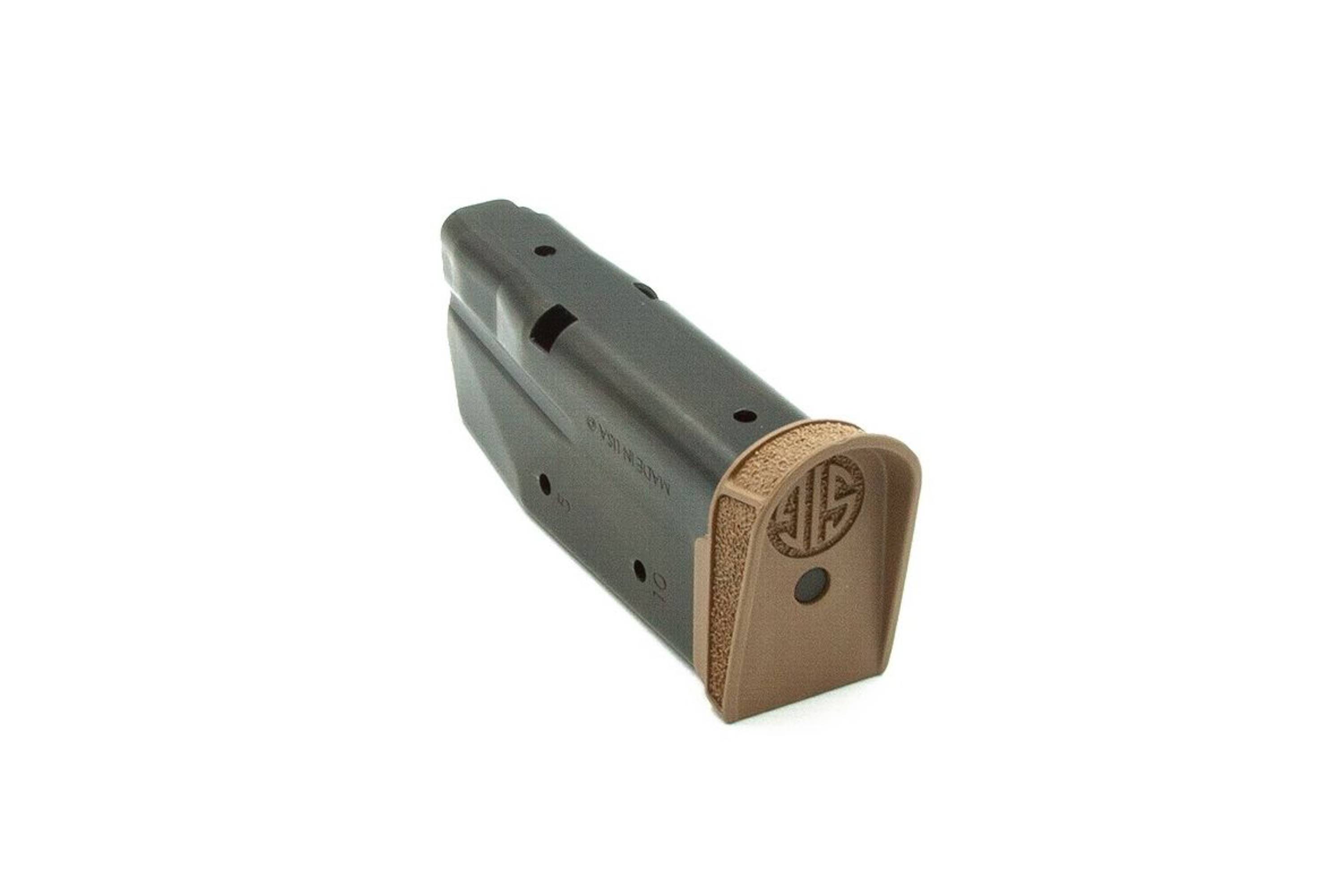SIG SAUER P365 Magazin mit Extension Coyote Brown 10 Schuss 9mm Luger - Firearms