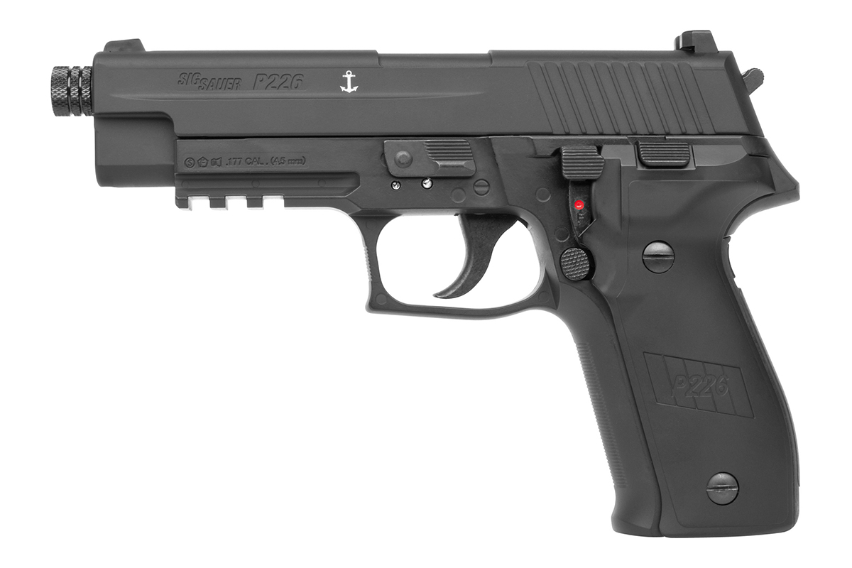 SIG SAUER P226 Schwarz 4,5mm - Druckluft Co2 BlowBack