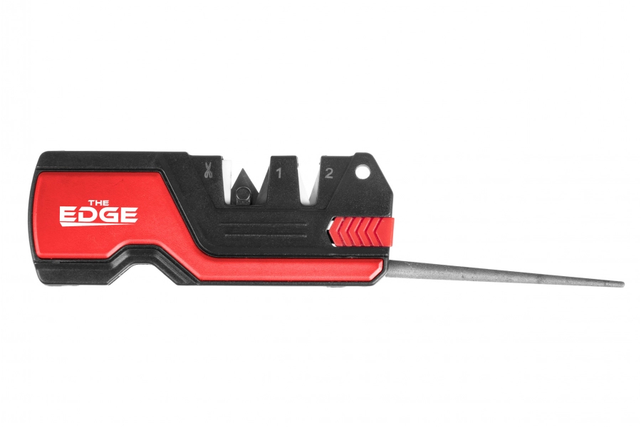 THE EDGE bushSHARP Messerschärfer Multitool rot
