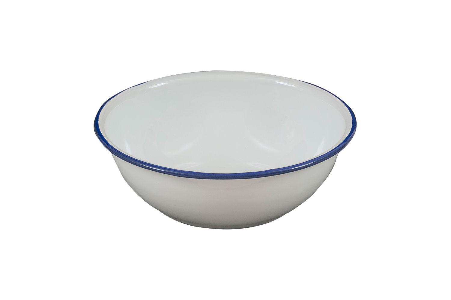 Highlander Emaille Schüssel Vintage Weiß