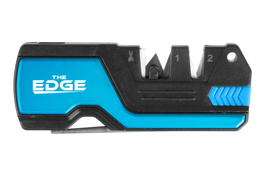 THE EDGE bushSHARP Messerschärfer Multitool blau