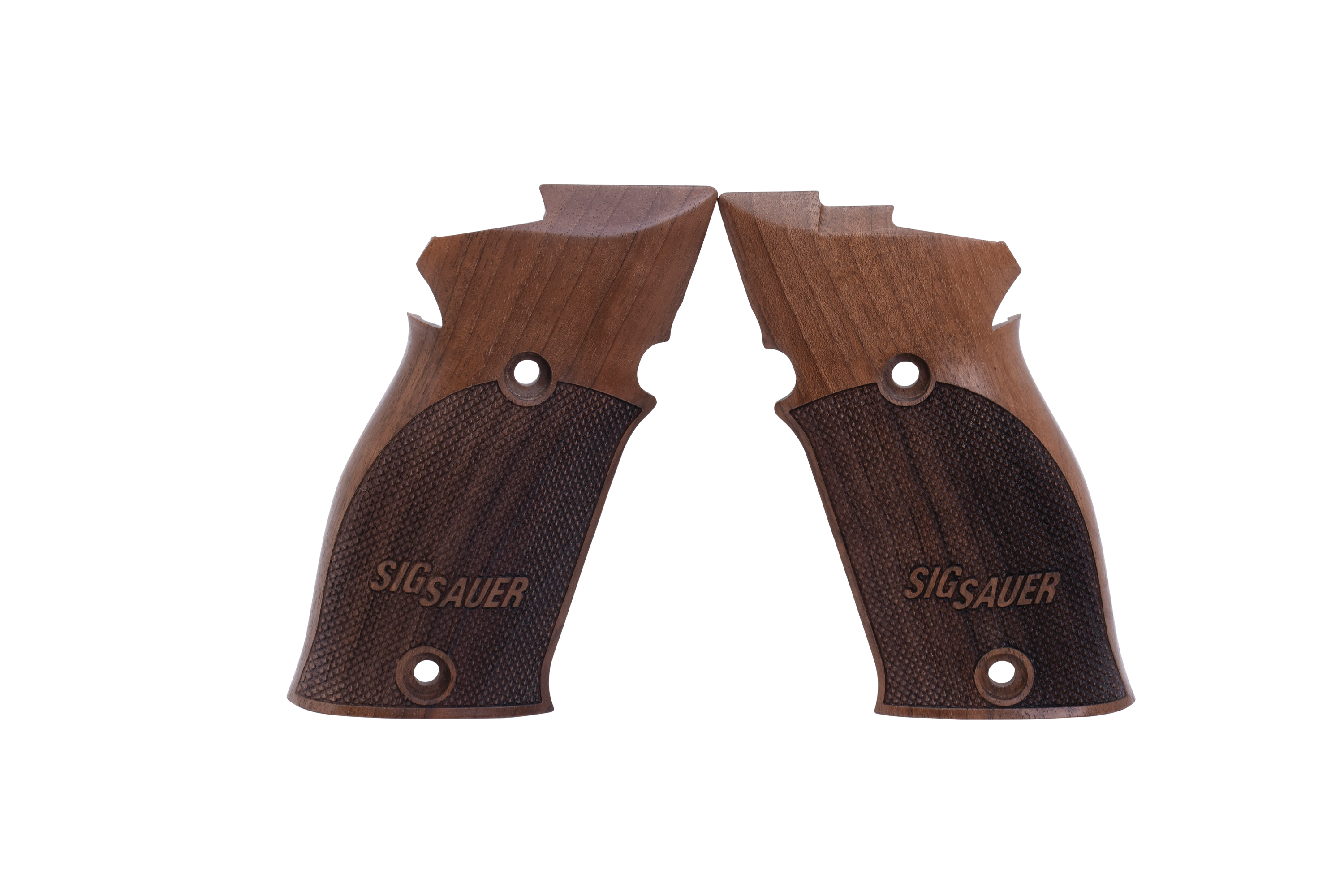 Sig Sauer P220 X-Serie Holzgriffschalen kurz Nussbraun