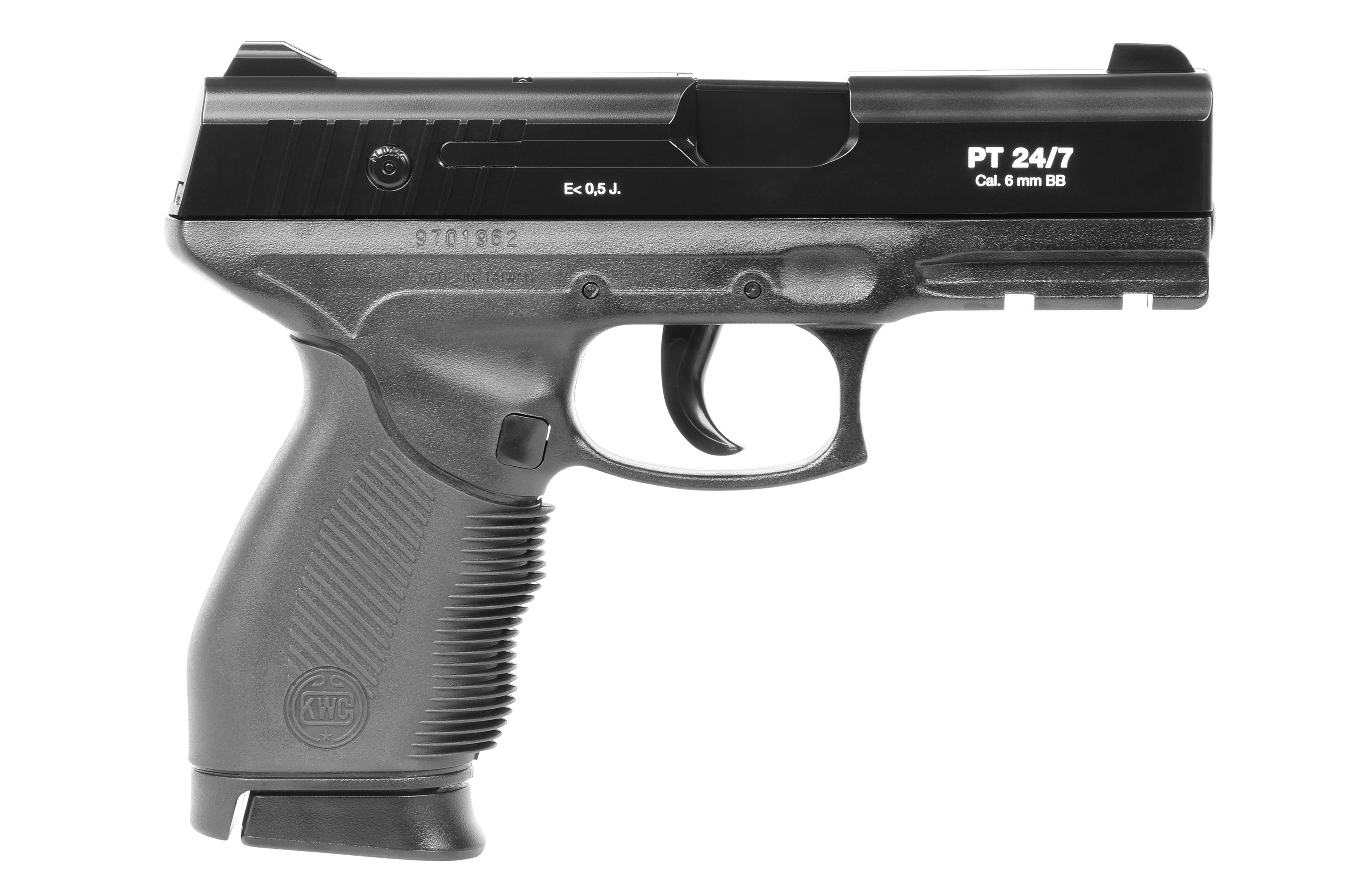 airmaX® PT24/7 Schwarz 6mm - Airsoft Federdruck < 0,5 Joule airmaX® PT24/7 Schwarz 6mm - Airsoft Federdruck < 0,5 Joule
