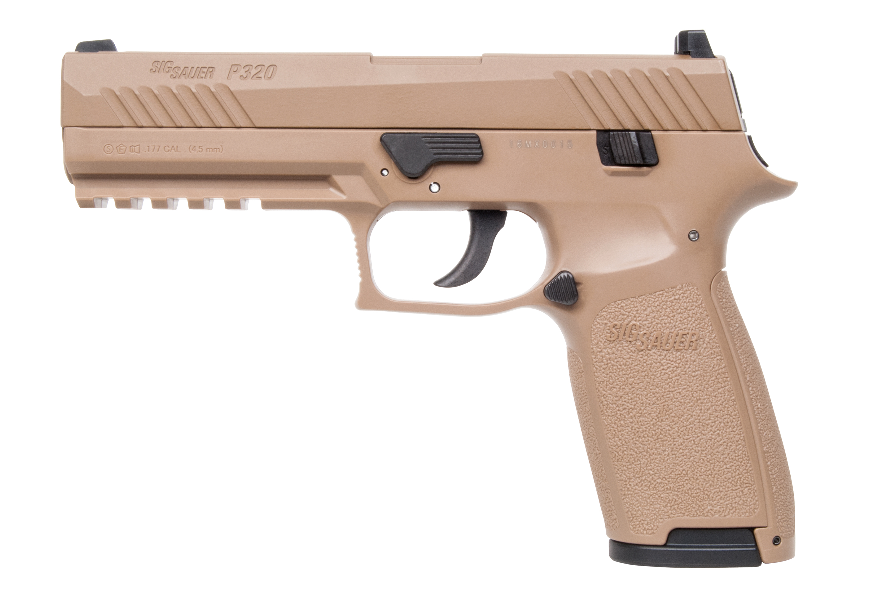 SIG SAUER P320 Coyote Tan 4,5mm - Druckluft Co2 BlowBack