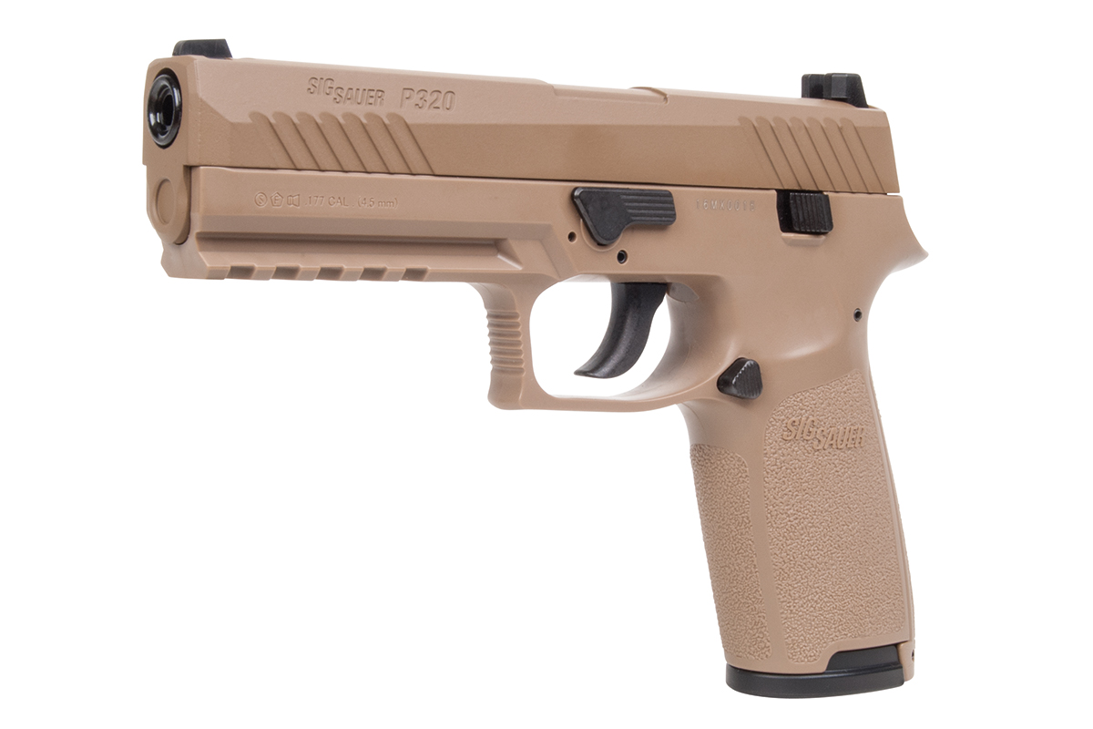 SIG SAUER P320 Coyote Tan 4,5mm - Druckluft Co2 BlowBack SIG SAUER P320 Coyote Tan 4,5mm - Druckluft Co2 BlowBack