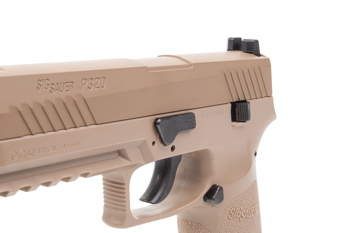 SIG SAUER P320 Coyote Tan 4,5mm - Druckluft Co2 BlowBack SIG SAUER P320 Coyote Tan 4,5mm - Druckluft Co2 BlowBack