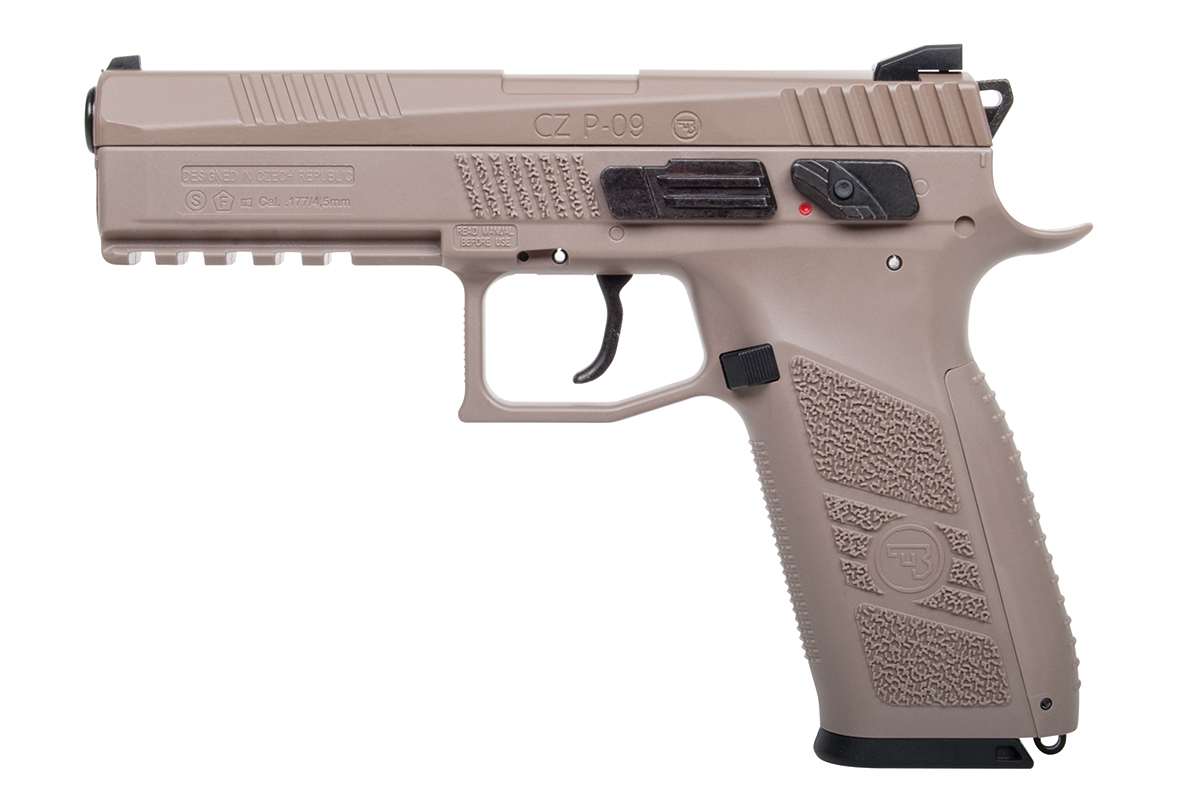 CZ 75 P-09 Duty Tan 4,5mm | 4,5mm BB  - Druckluft Co2 BlowBack