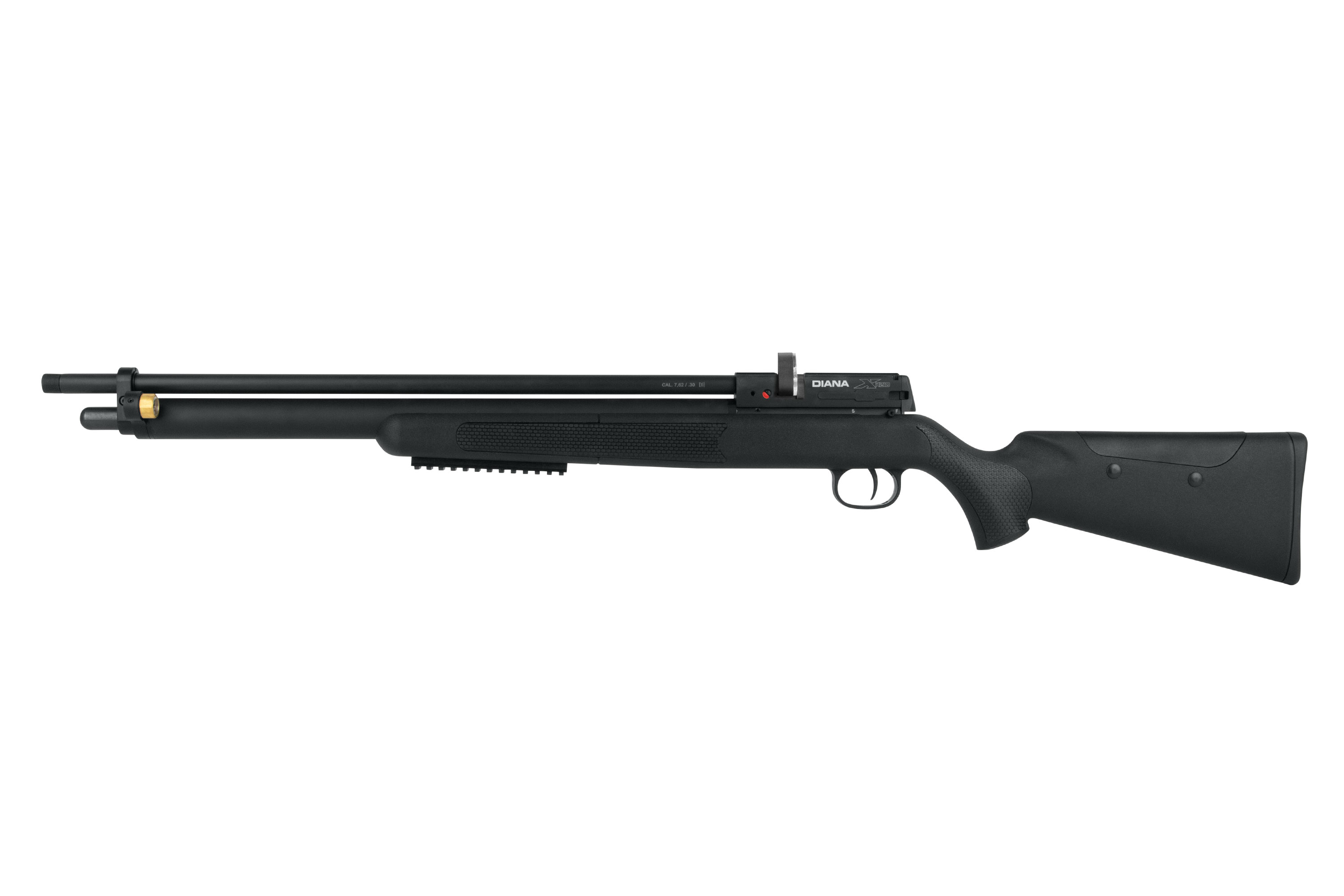 Luftgewehr Diana 25 in Schwarz mit schlankem Design und ergonomischem Griff für präzises Schießen.