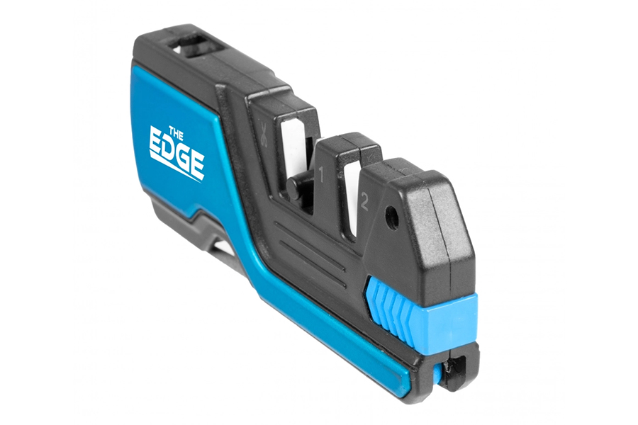 THE EDGE bushSHARP Messerschärfer Multitool blau
