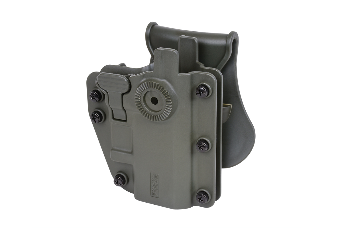 Swiss Arms Holster AdaptX Level 2 OD Green Universal Paddle Holster