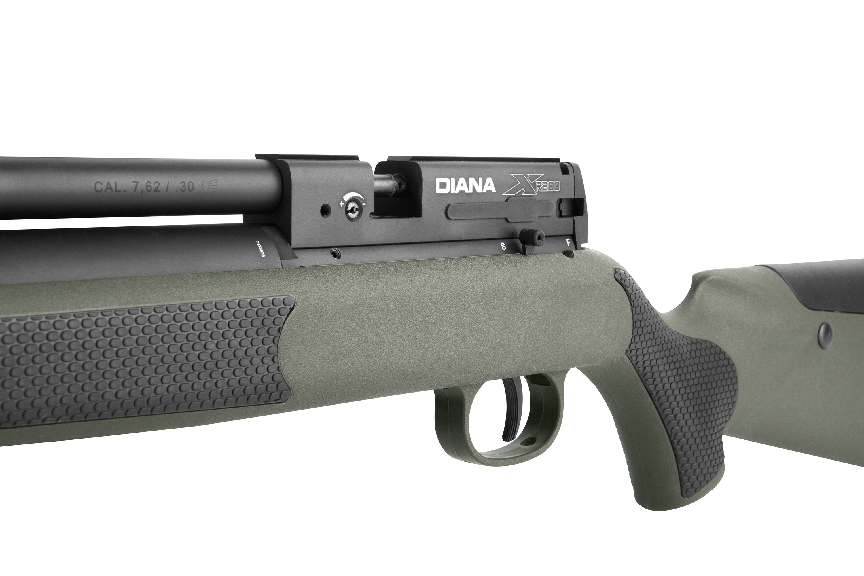 DIANA XR200 OD Green 7,62mm Full Power 80 Joule - Druckluft Pressluft | PCP