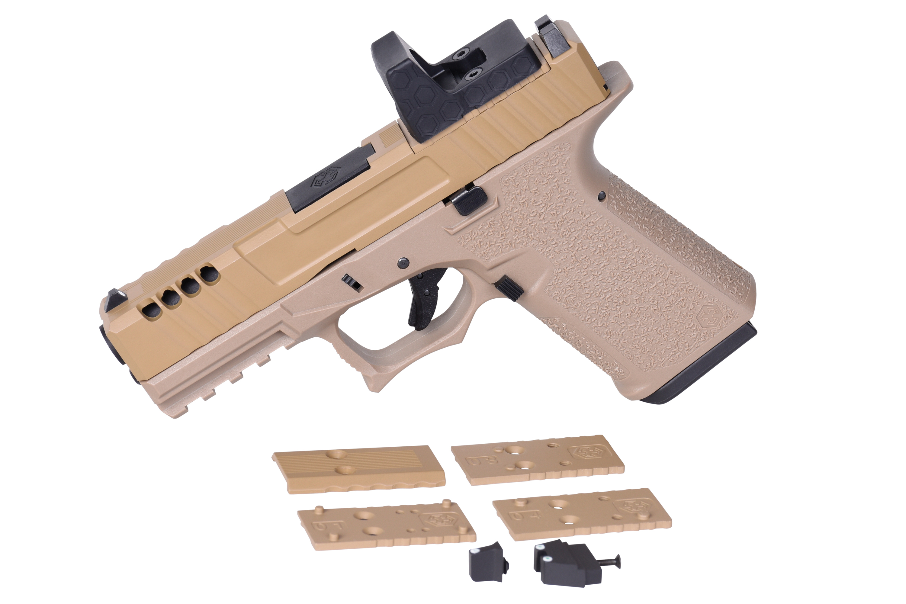 AW Custom VX9 Mod. 1 Precut FDE 6mm - Airsoft Gas BlowBack AW Custom VX9 Mod. 1 Precut FDE 6mm - Airsoft Gas BlowBack