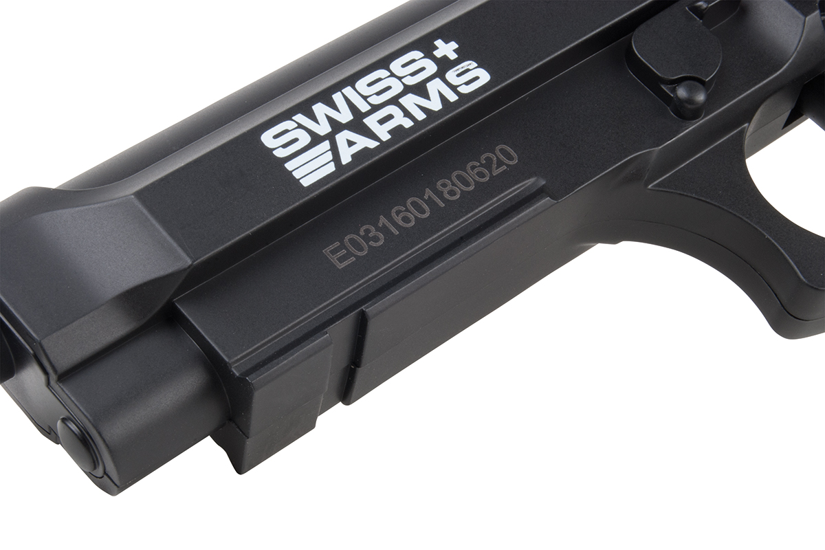 Swiss Arms SA92 Schwarz 4,5mm BB - Druckluft Co2 Non BlowBack 