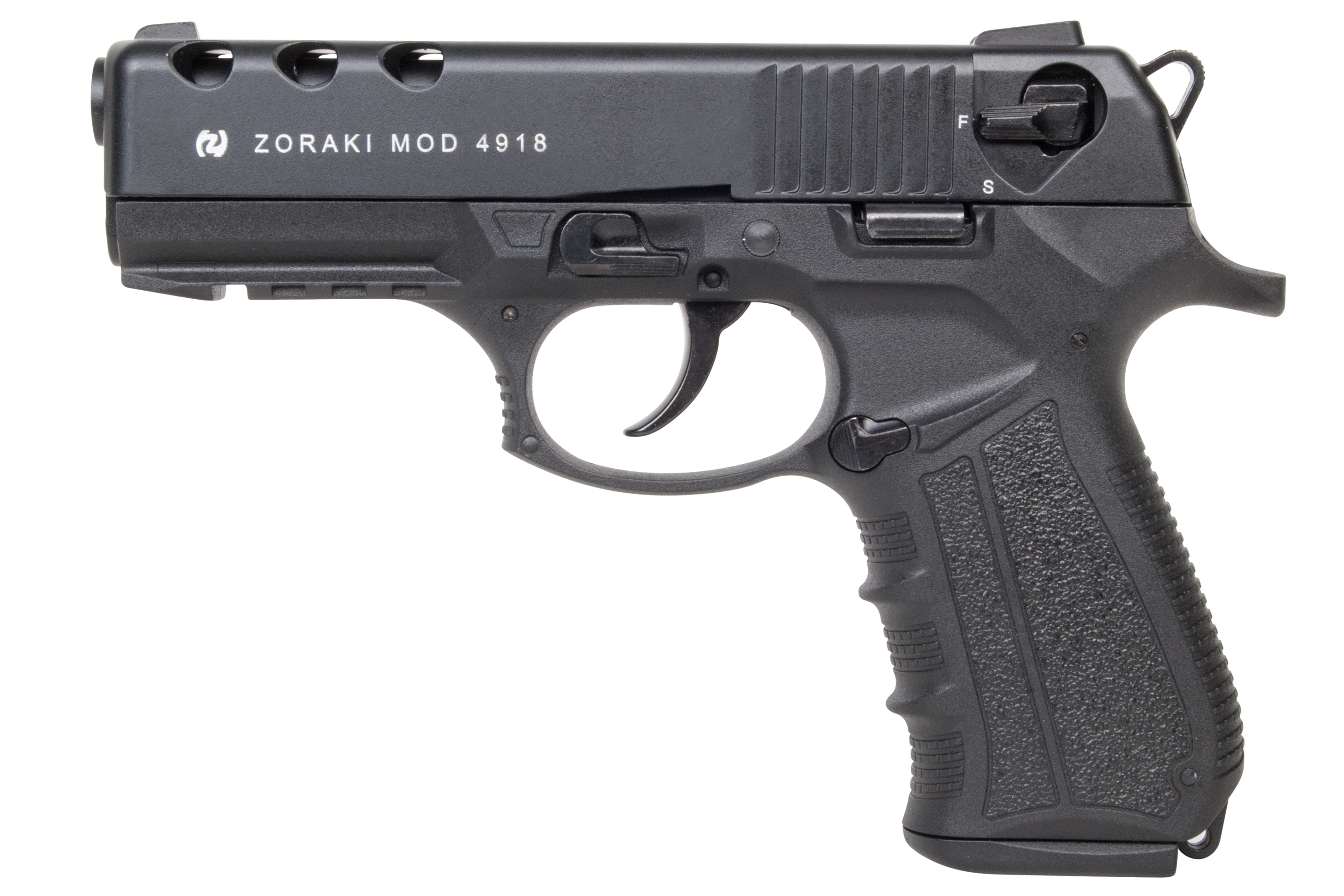 Zoraki 4918 Schwarz 9mm P.A.K. - Gas Signal