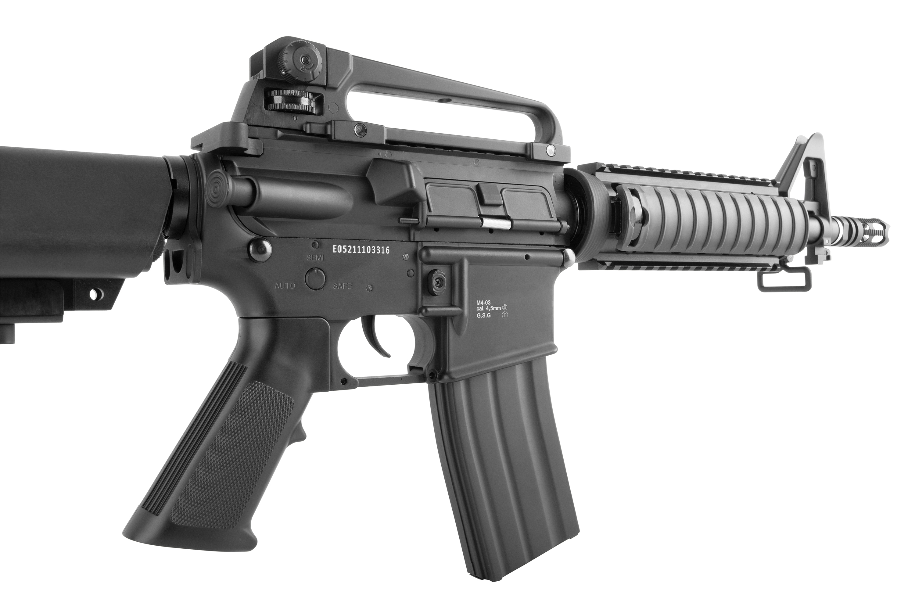 FN Herstal M4 RIS Schwarz 4,5mm BB - Druckluft Co2 Non BlowBack
