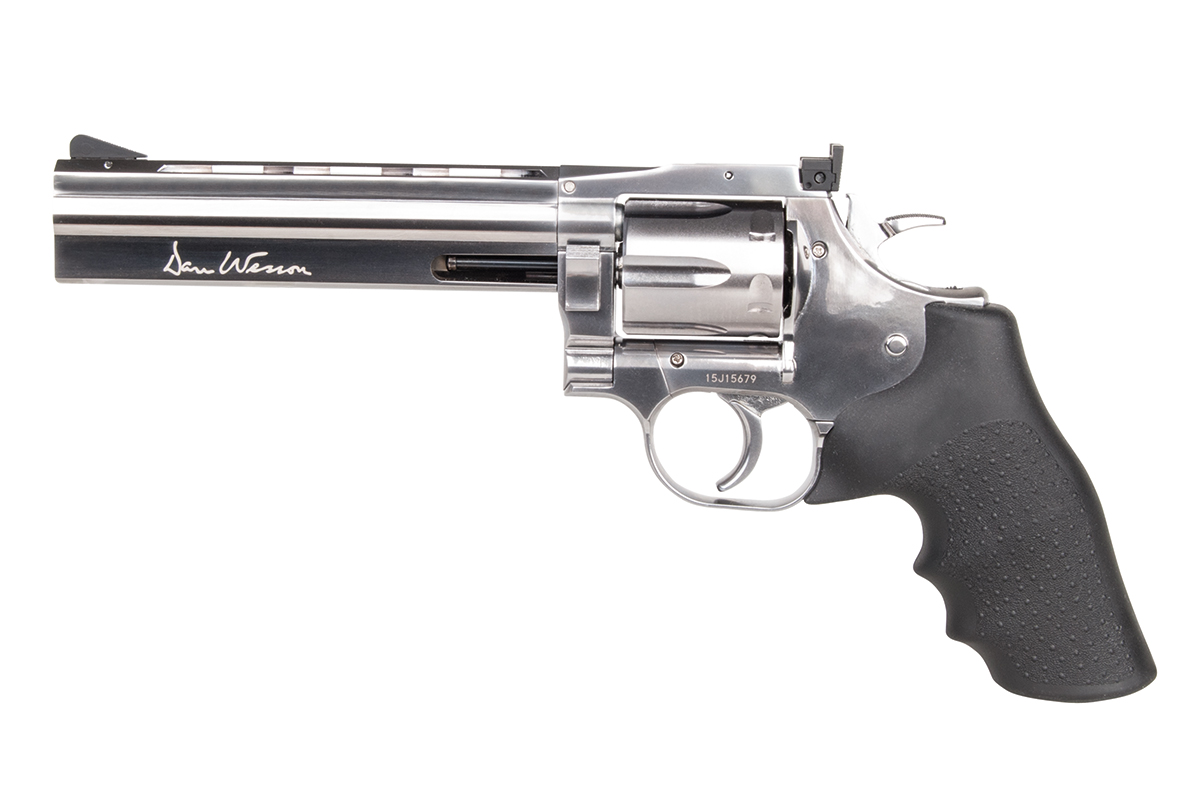 Dan Wesson 715 6" Silber 4,5mm BB - Druckluft Co2