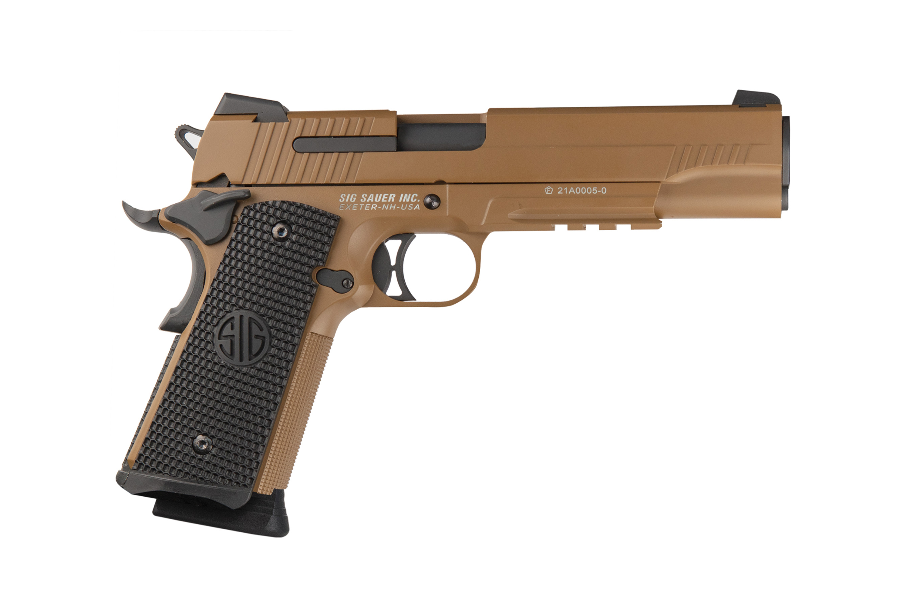 Sig Sauer 1911 Emperor Scorpion Coyote Tan 4,5mm BB - Druckluft Co2 BlowBack