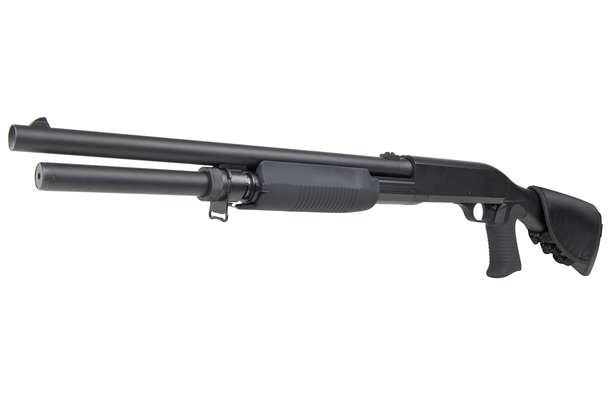Franchi SAS 12 Schwarz 6mm - Airsoft Federdruck Pump Gun