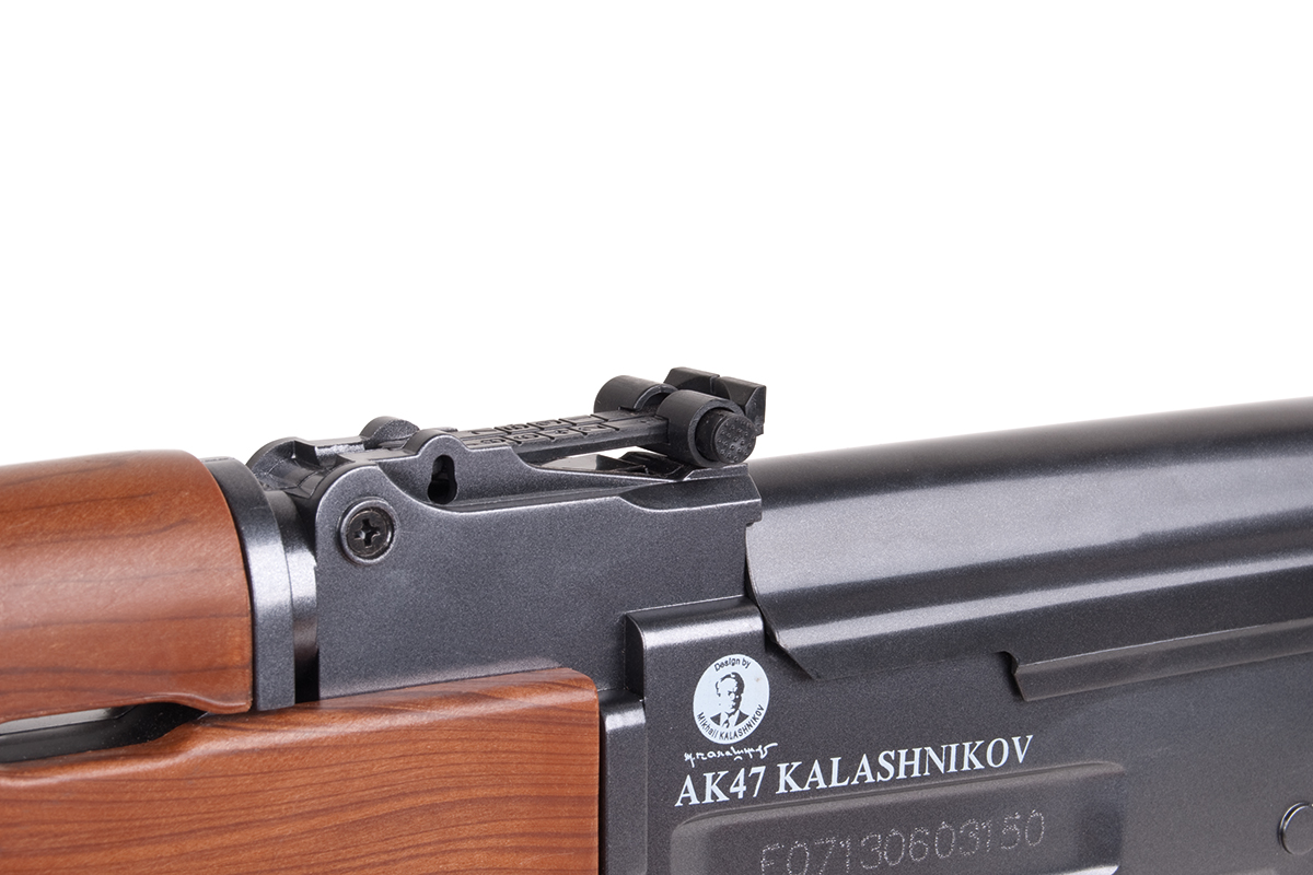 Kalashnikov AK47 Holzoptik 6mm  - Airsoft Federdruck < 0,5 Joule