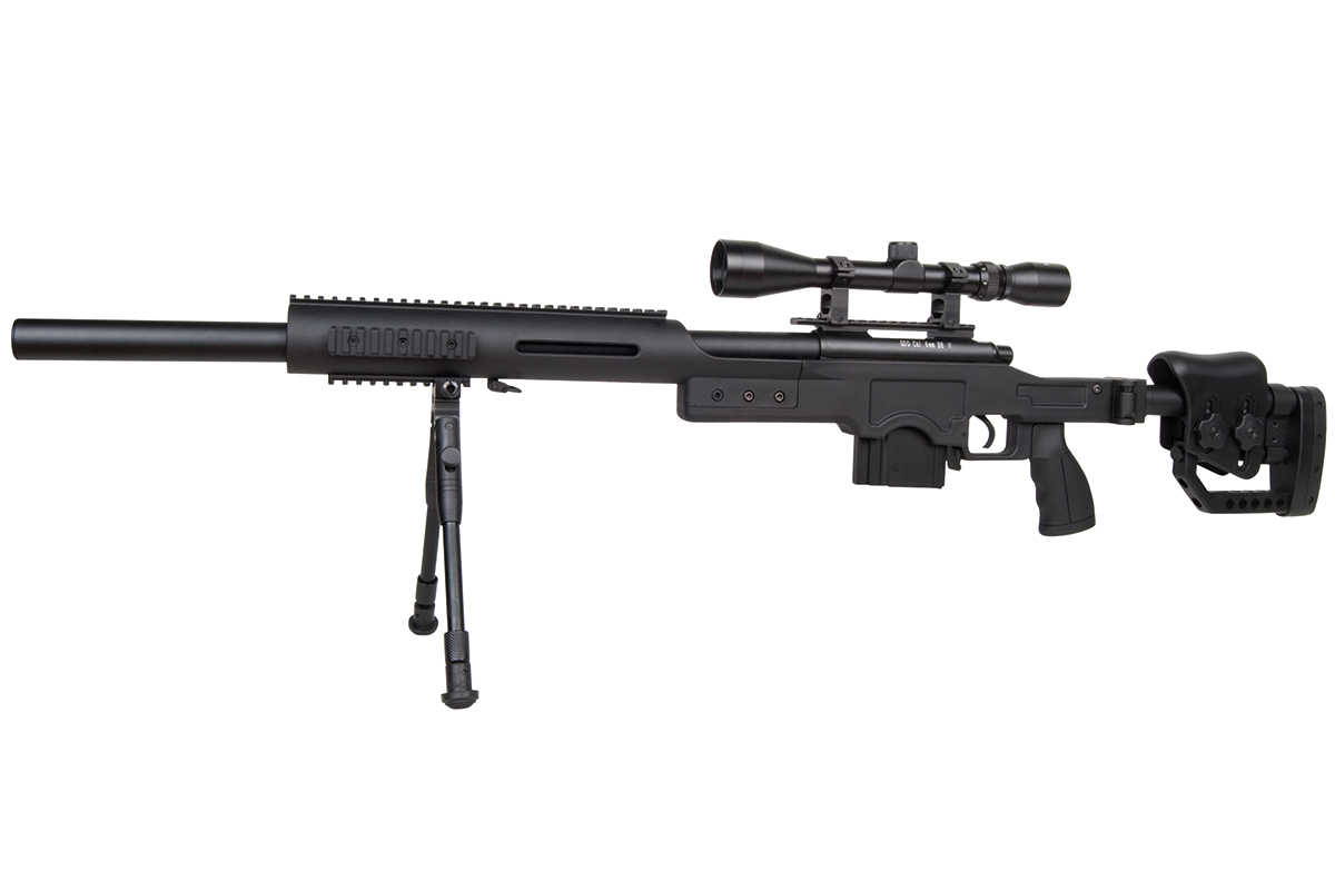 GSG 4410 Sniper Schwarz 6mm - Airsoft Federdruck