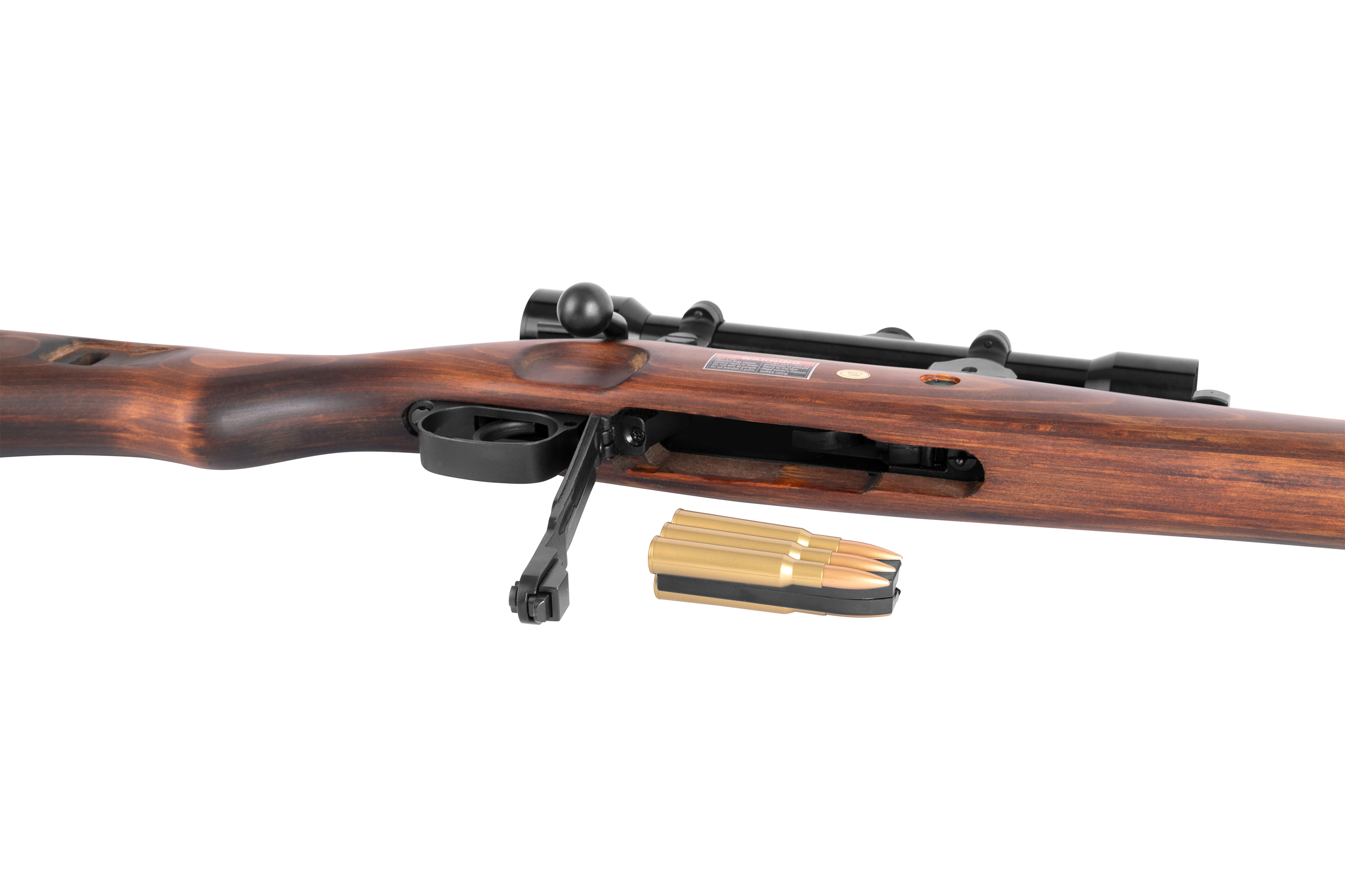 Mauser K98 Steel ZF Holz 6mm - Airsoft Federdruck