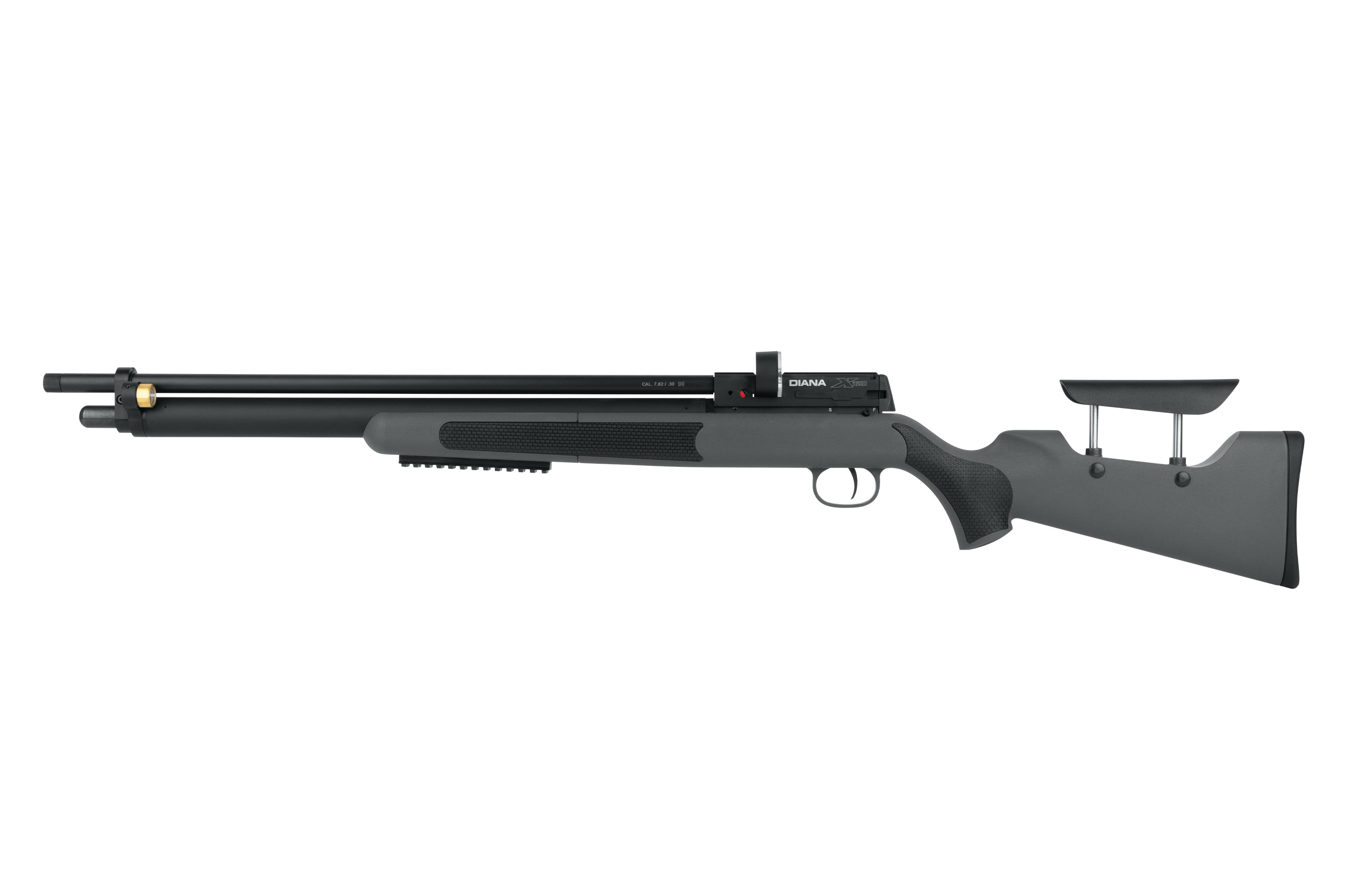 Diana-Luftgewehr mit elegantem schwarzem Design, Präzisionslauf und ergonomischem Griff für optimale Schussleistung.