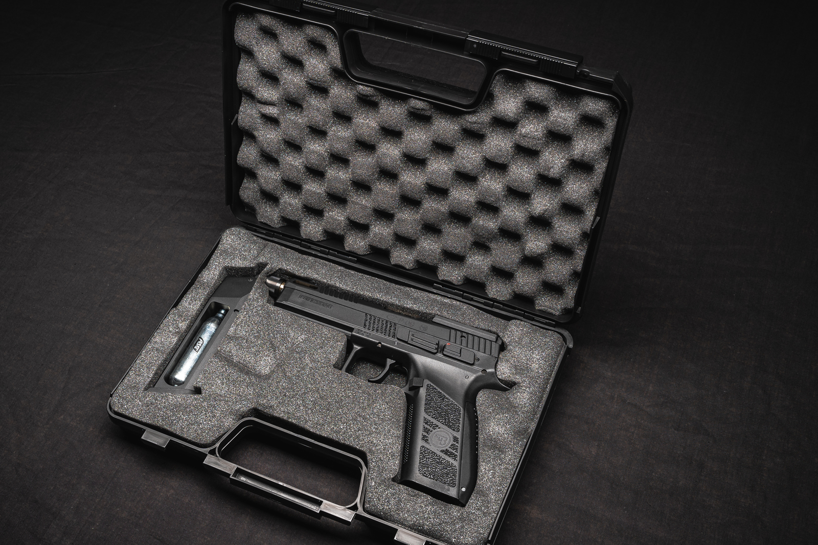 CZ 75 P-09 Optic Ready inkl. Koffer schwarz 6mm - Airsoft Co2 BlowBack