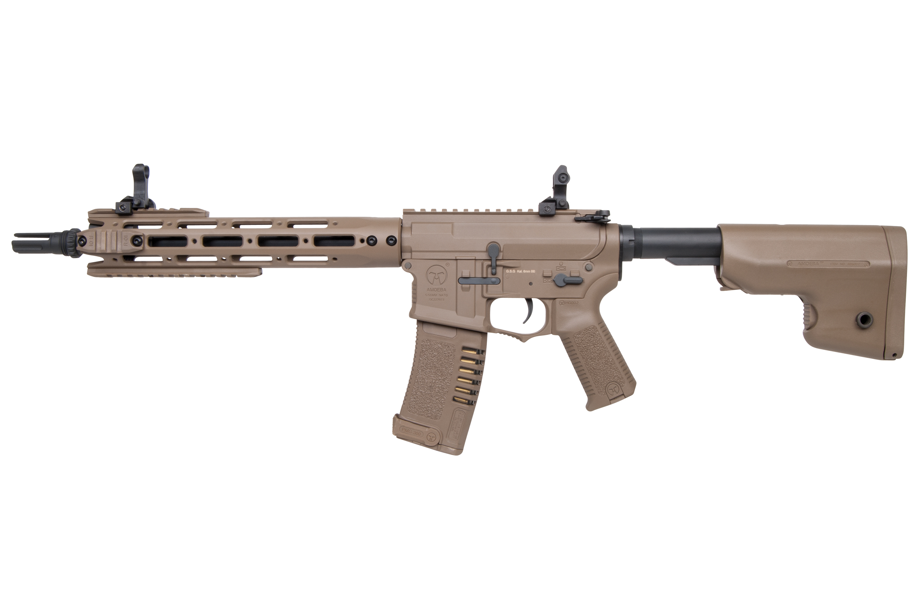 Amoeba M4 009 Dark Earth 6mm - Airsoft AEG < 0,5 Joule