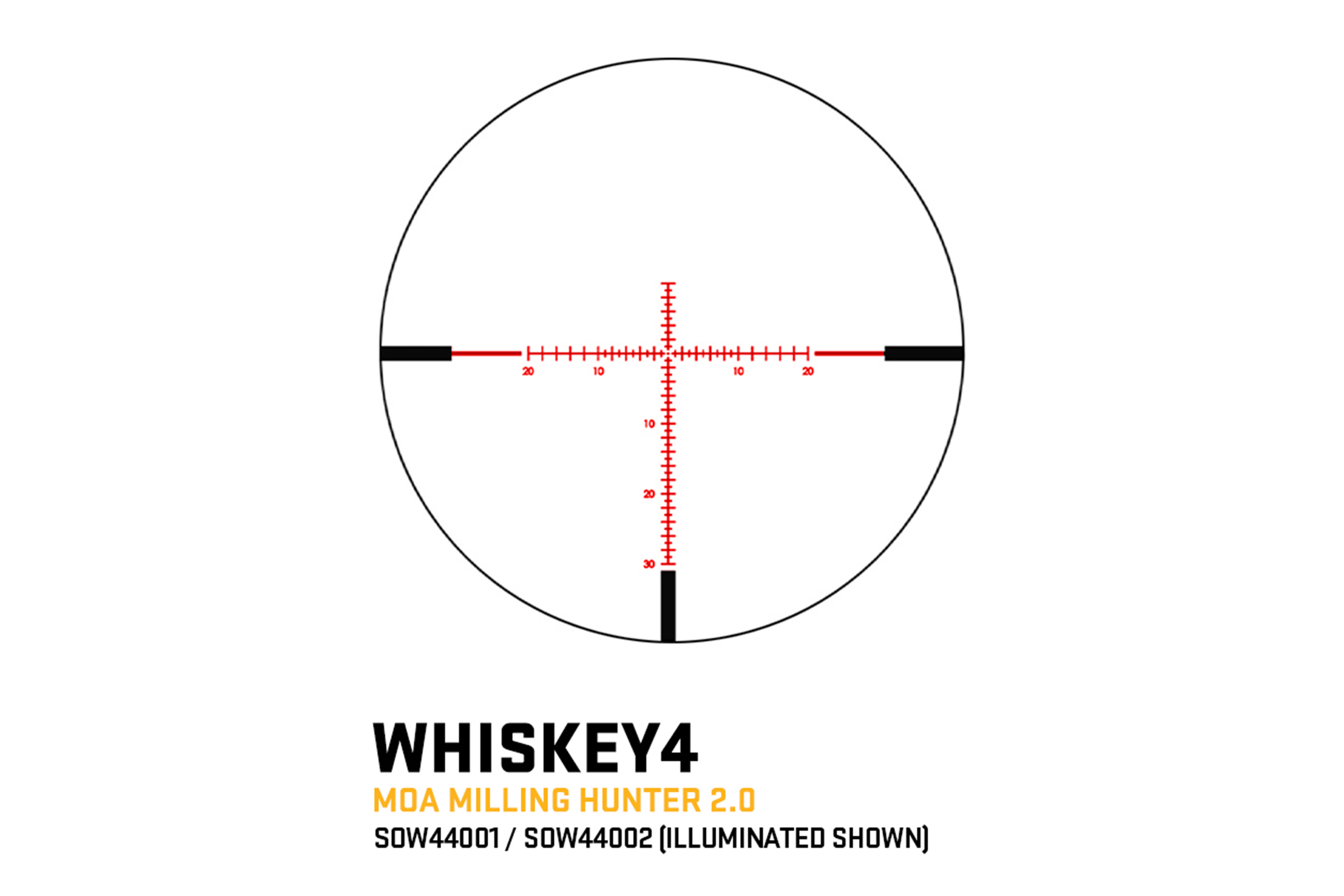 Sig Sauer WHISKEY4 | 4-16x44 | MOA Milling Hunter 2.0 beleuchtet FFP