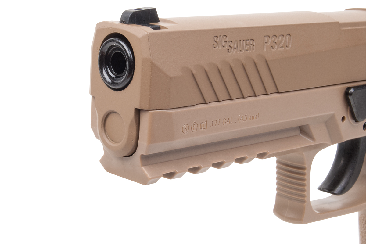 SIG SAUER P320 Coyote Tan 4,5mm - Druckluft Co2 BlowBack SIG SAUER P320 Coyote Tan 4,5mm - Druckluft Co2 BlowBack