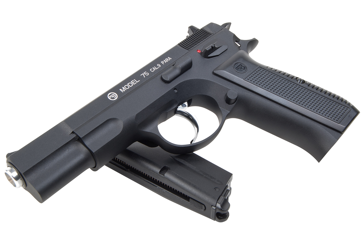 CZ 75 Schwarz 4,5mm BB - Druckluft Co2 BlowBack