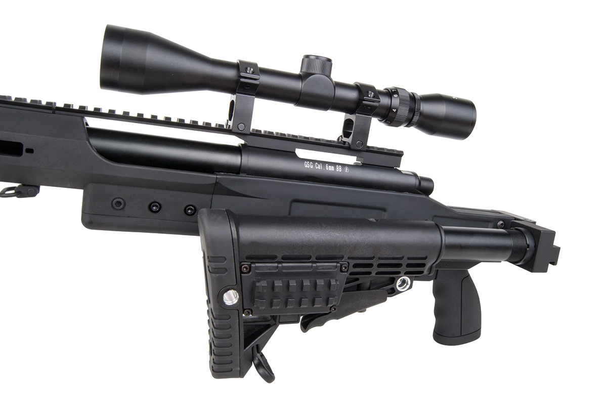 GSG 4412 Sniper Schwarz 6mm - Airsoft Federdruck GSG 4412 Sniper Schwarz 6mm - Airsoft Federdruck