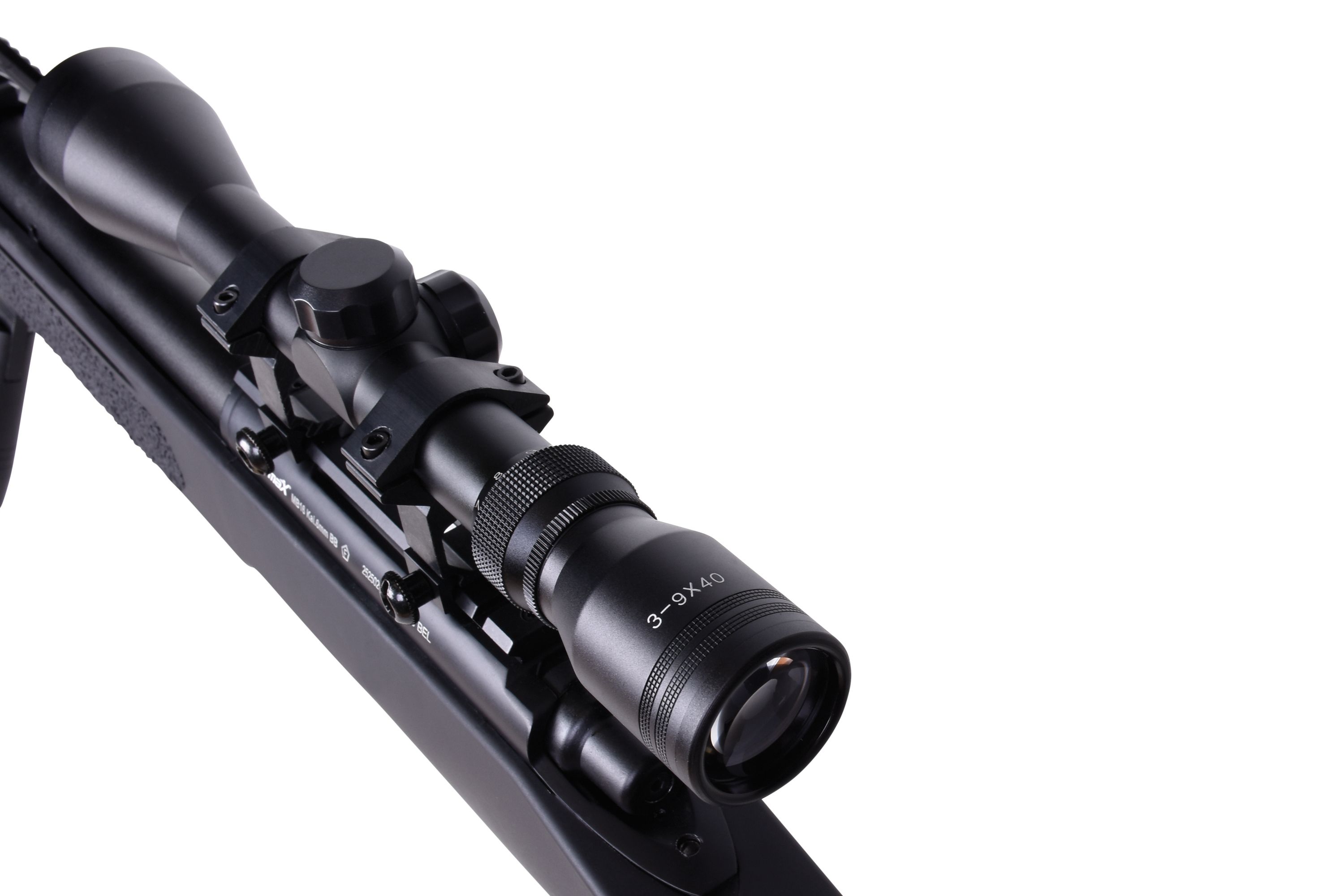 airmaX® MB16 Sniper Schwarz 6mm - Airsoft Federdruck