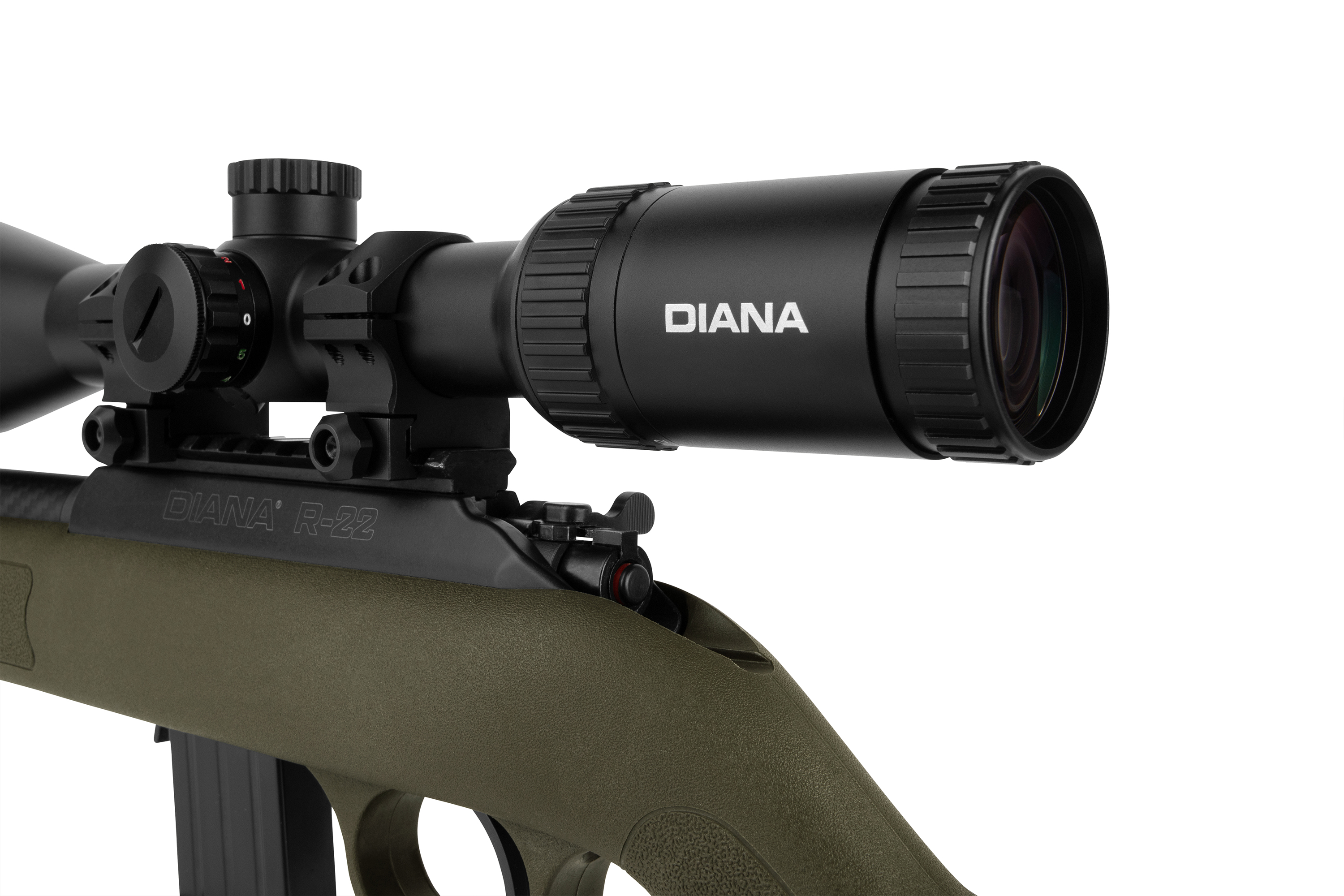 DIANA R-22 Carbon Set OD Green .22lr - Repetierbüchse