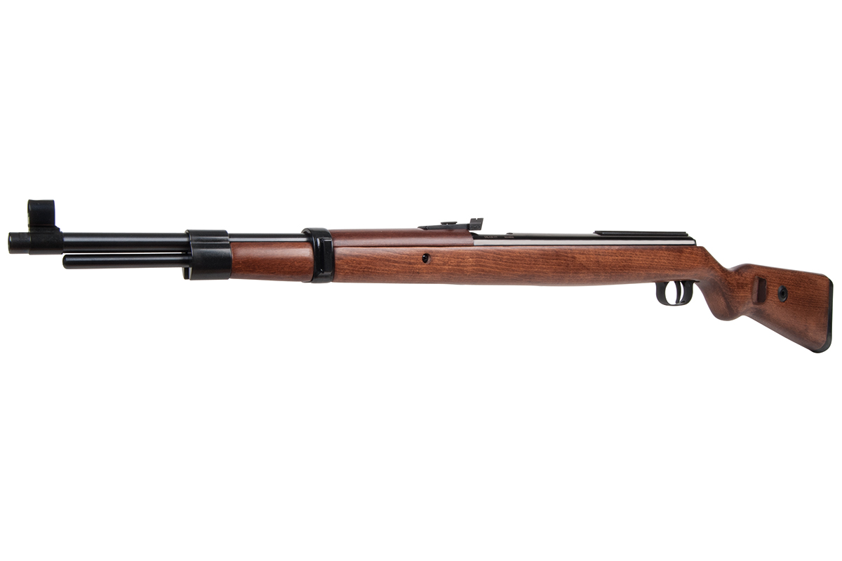 Mauser K98 Holz 4,5mm - Druckluft Federdruck | Unterhebelspanner
