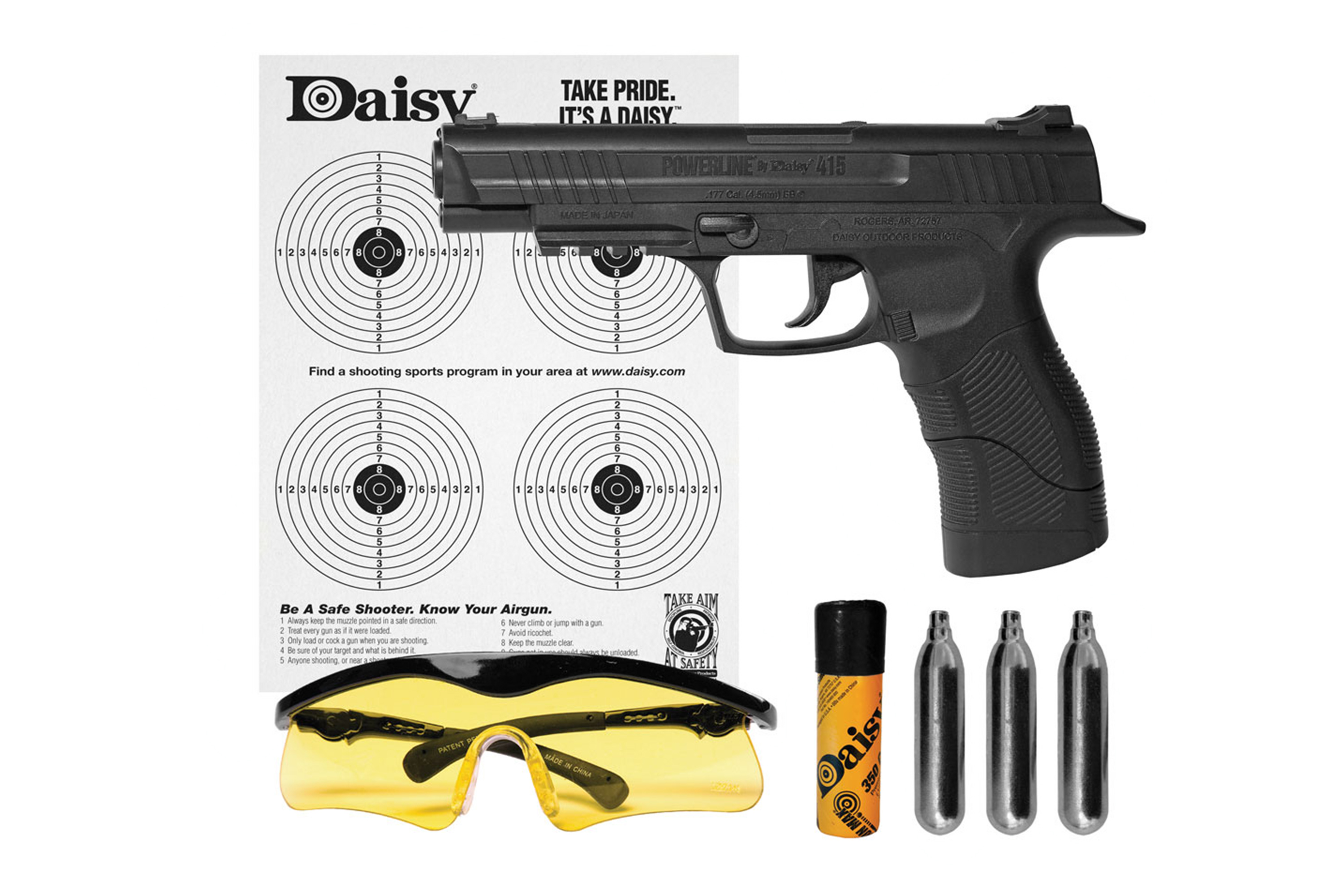 Daisy 415 4,5mm BB Set - Druckluft Co2 Non BlowBack