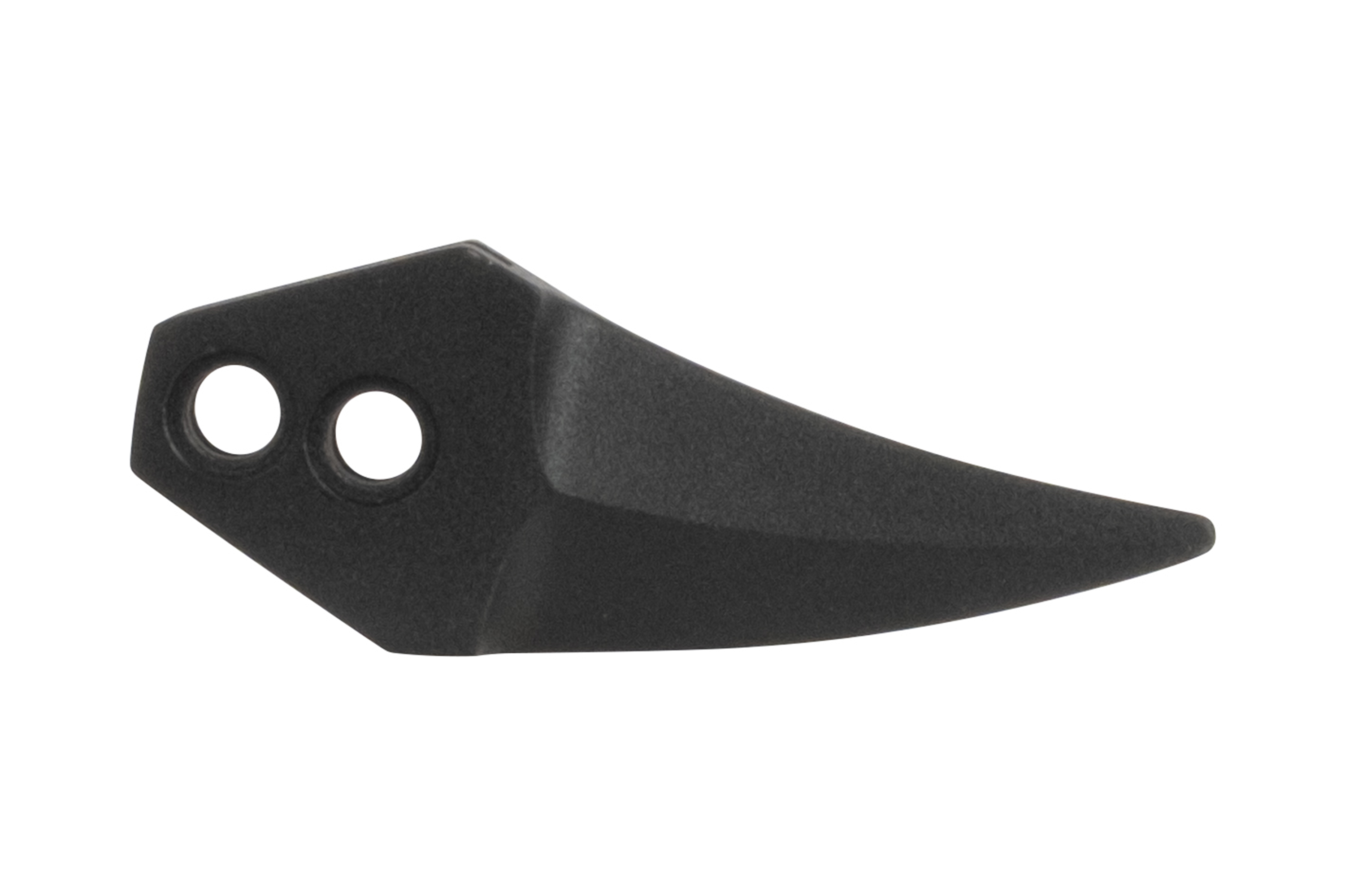 Abzugszunge aus schwarzem Polymer für Luftpistolen mit zwei Befestigungslöchern zur einfachen Montage.