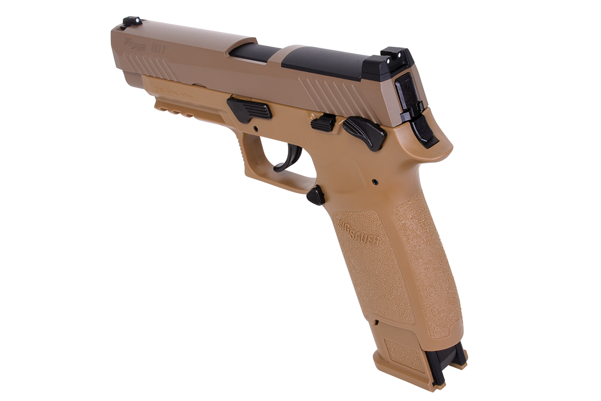 SIG SAUER P320-M17 Tan 4,5mm - Druckluft Co2 BlowBack SIG SAUER P320-M17 Tan 4,5mm - Druckluft Co2 BlowBack