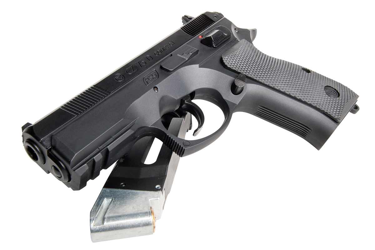 CZ 75D Compact Schwarz 4,5mm BB - Druckluft Co2 Non BlowBack 