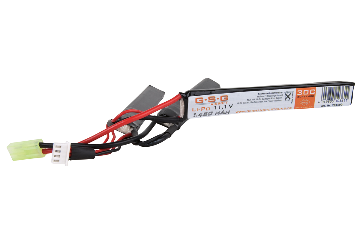 GSG Akku Li-Po 11,1V | 1.450 mAh - Airsoft