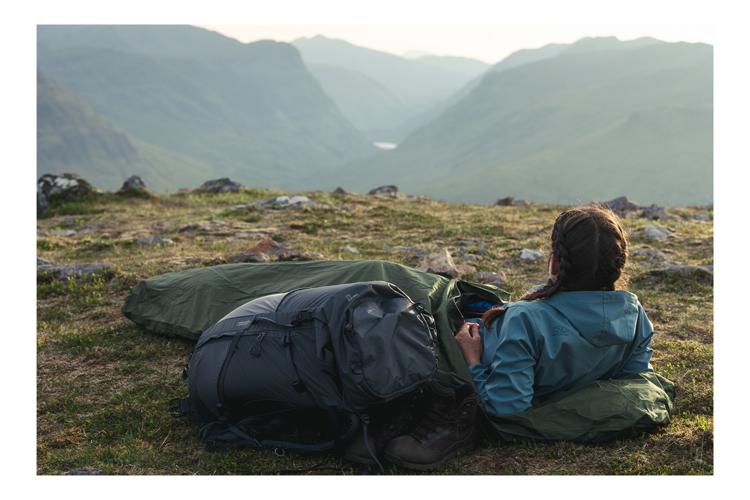 Highlander Aufblasbare Isomatte Nap Pak PRIMALOFT® Oliv