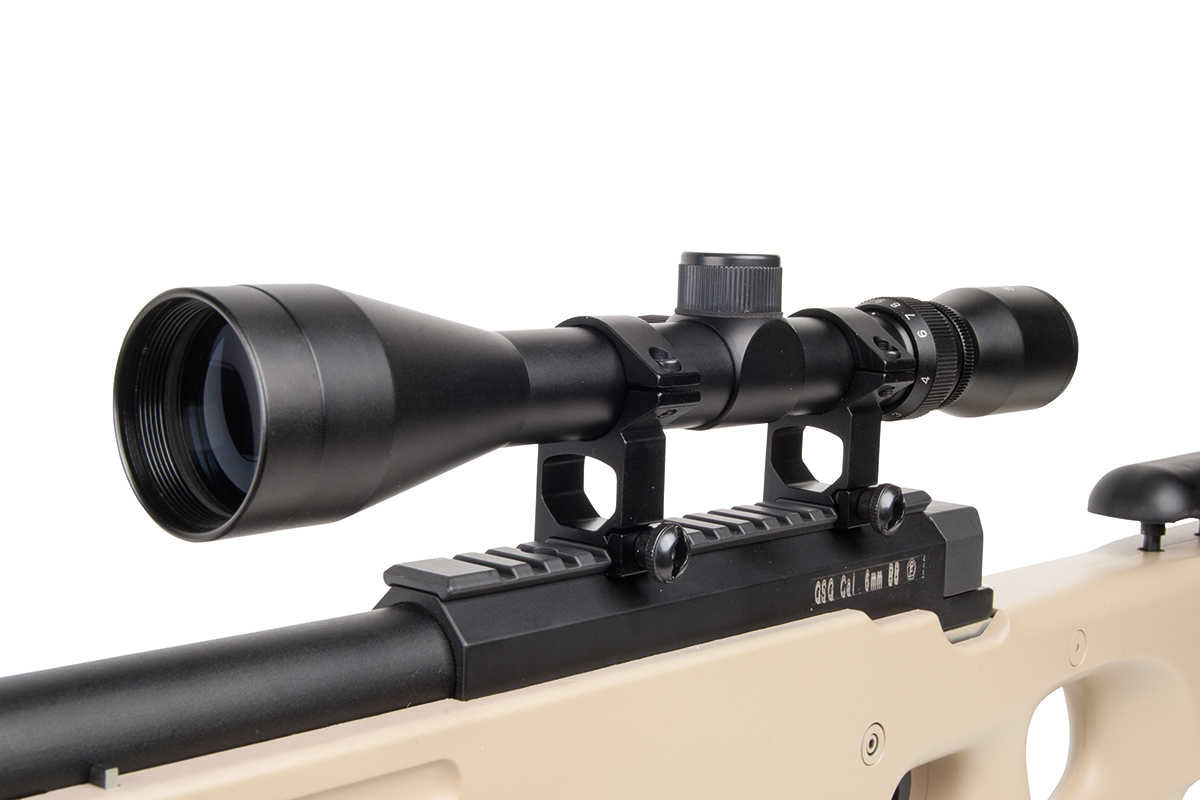 GSG MB01 Tactical Sniper Tan 6mm - Airsoft Federdruck