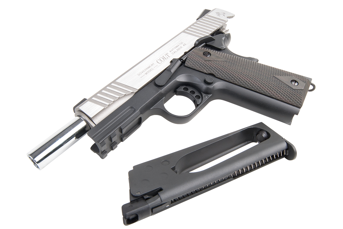 Colt 1911 Railgun Bicolor 6mm - Airsoft Co2 BlowBack