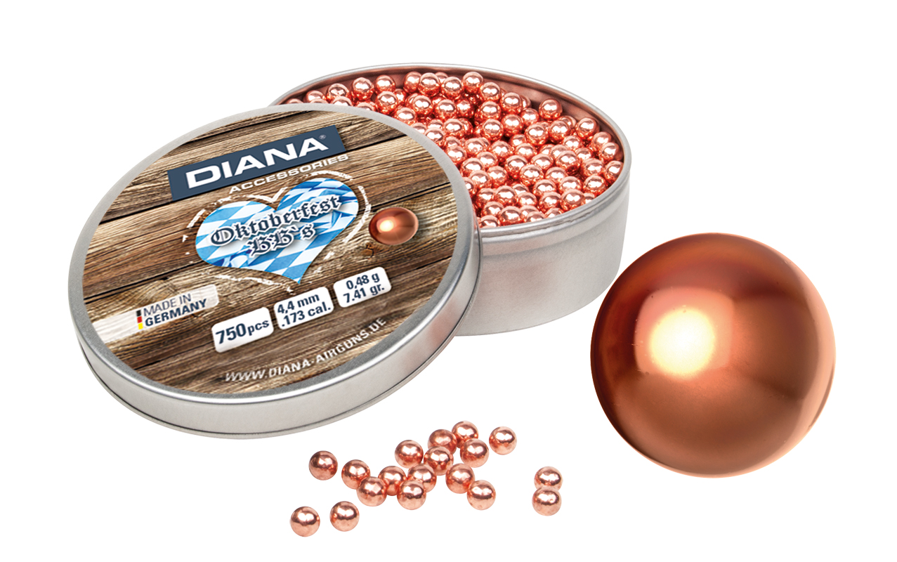 DIANA Oktoberfest Blei BBs verkupfert 4,4mm 750 Stück