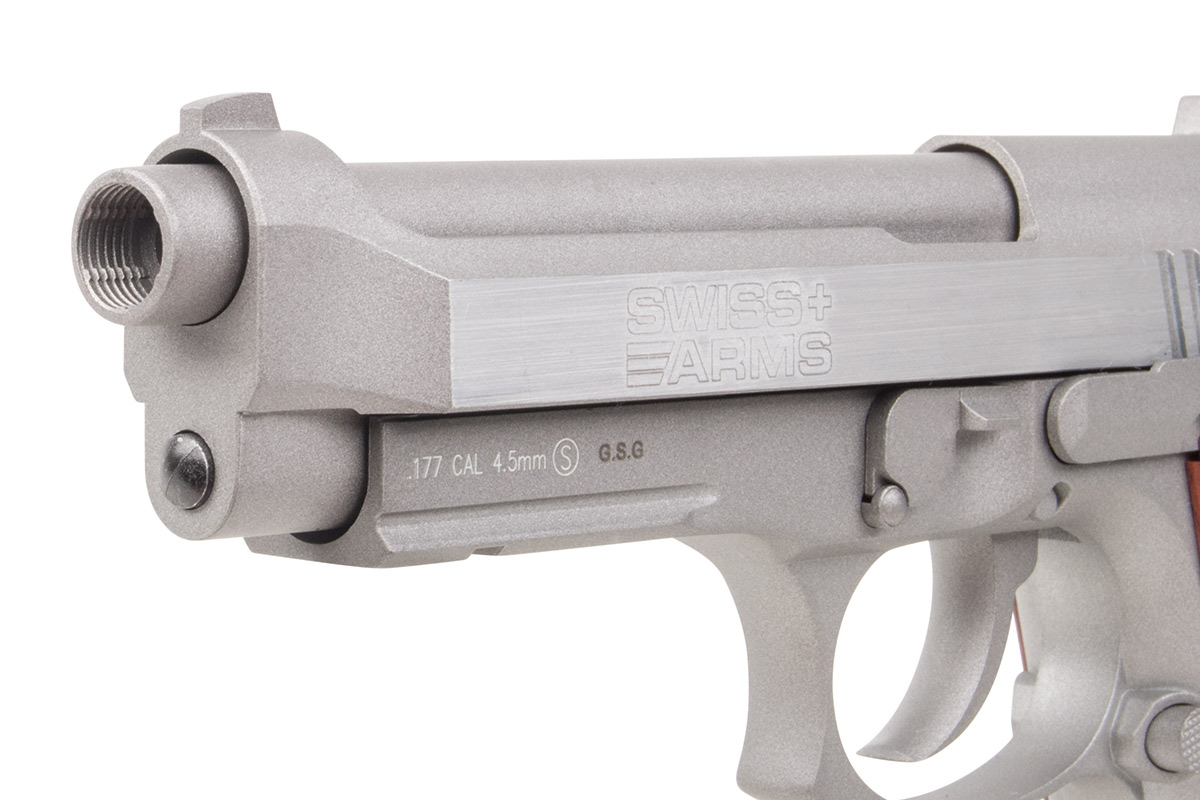 Swiss Arms SA92 Stainless 4,5mm BB - Druckluft Co2 BlowBack