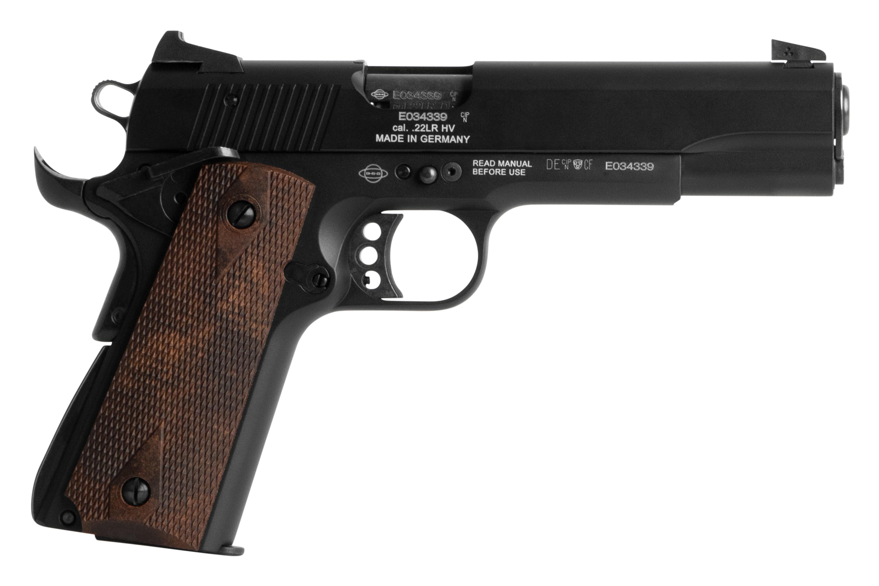 GSG 1911 Schwarz Holz .22lr HV - Selbstladepistole