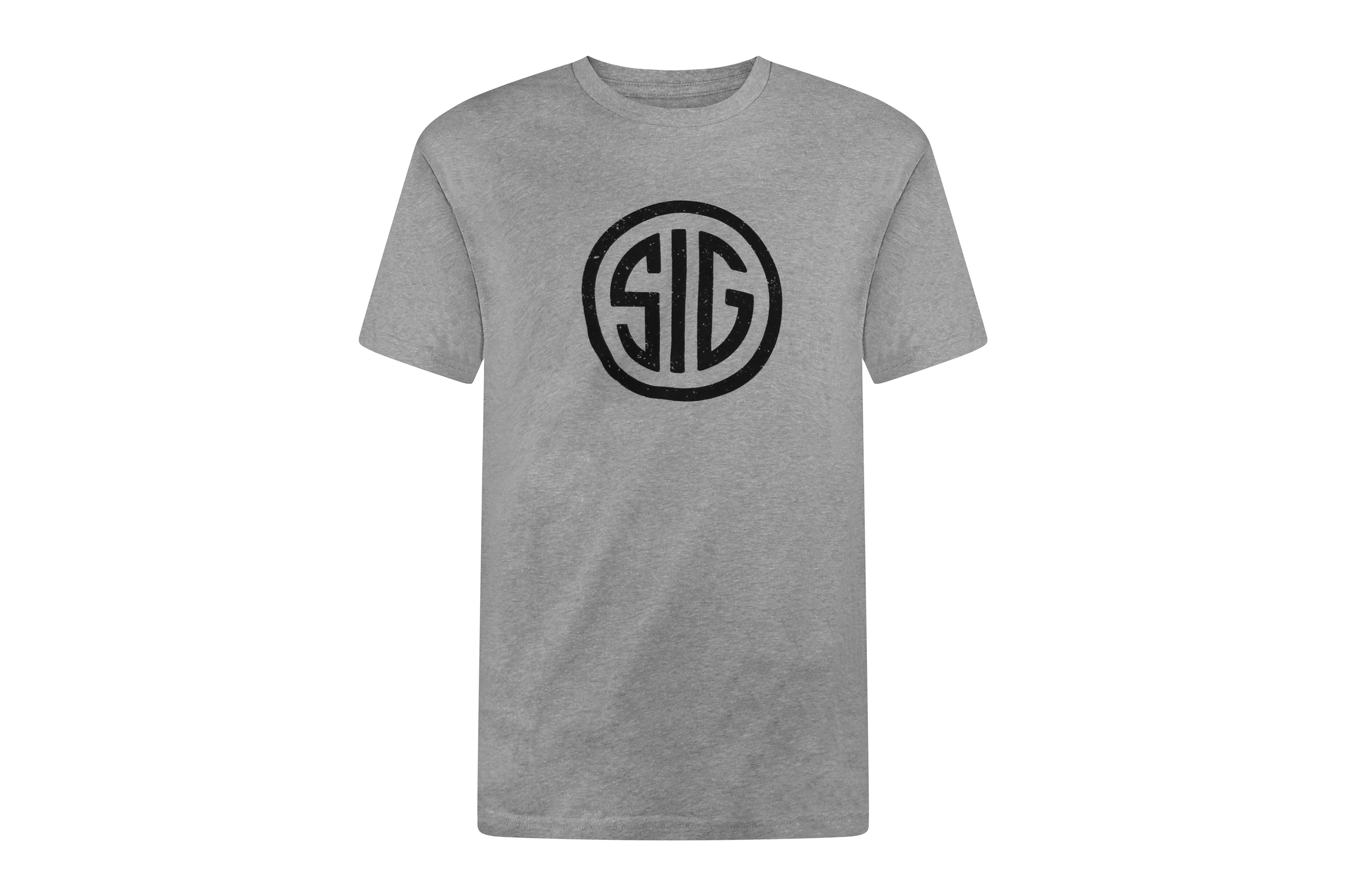 SIG SAUER T-Shirt Grau Distressed SIG Mark